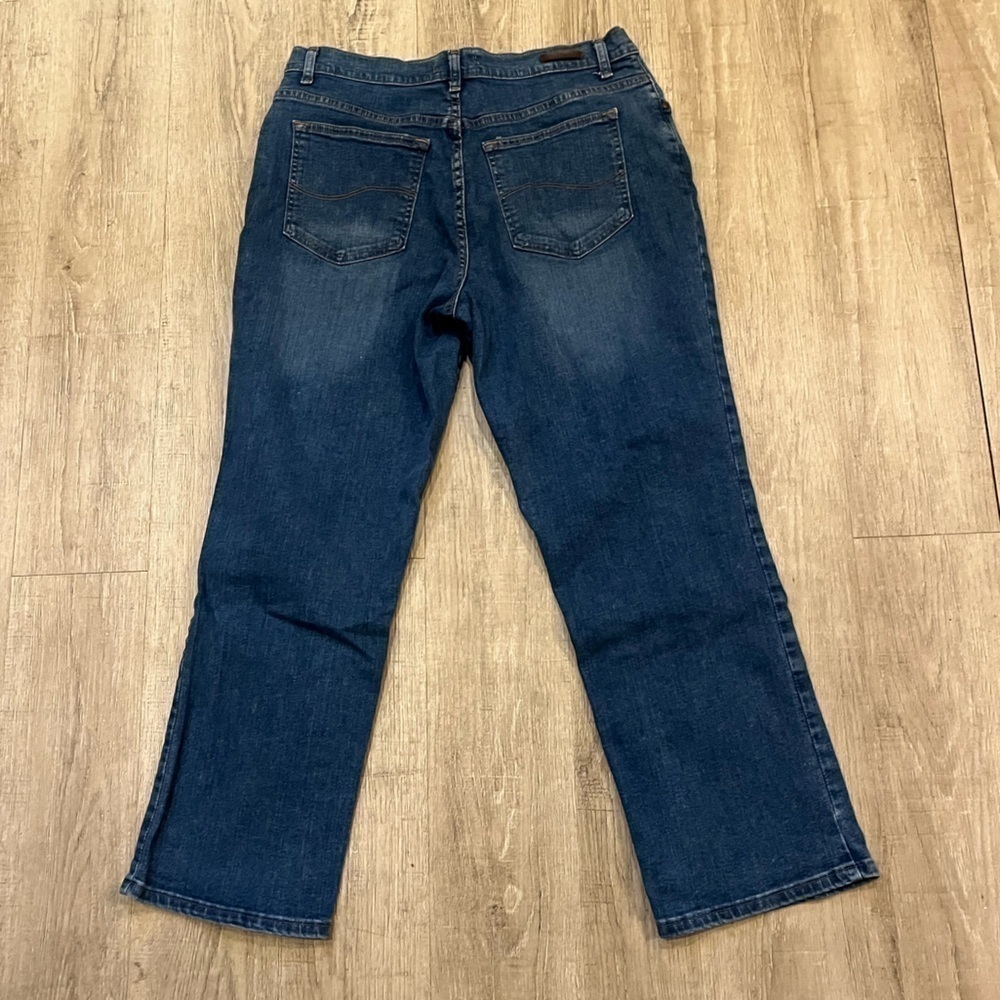Lee Relaxed Fit Blue Jeans 12P Petite - Picture 9 of 11